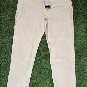 Nike Tour Repel Men's Chino Slim Golf Pants (FD5622-200, Hemp/Black)